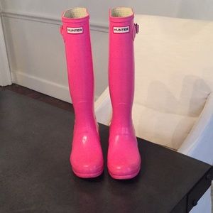 Hunter Tall Pink Boots